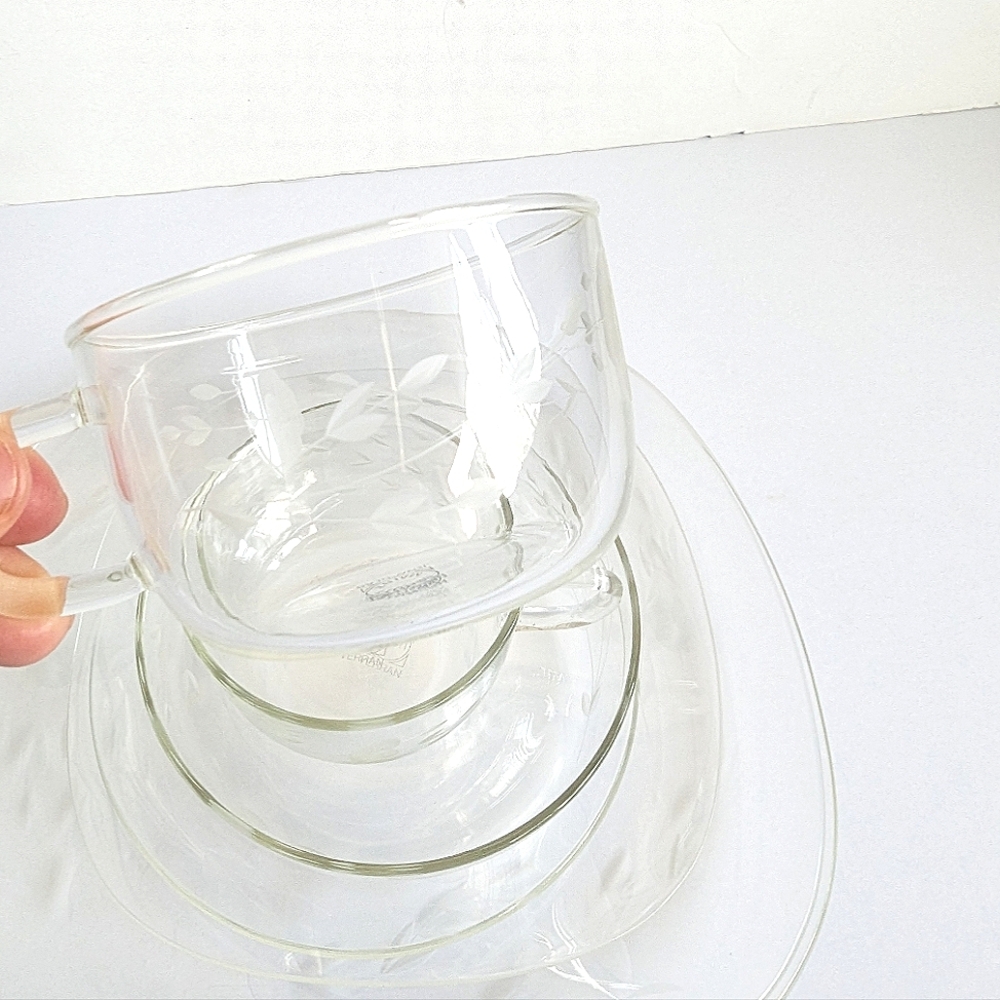 Schott Verran Bauhaus Design Mid Century Modern Vintage Glass Hear Resistant